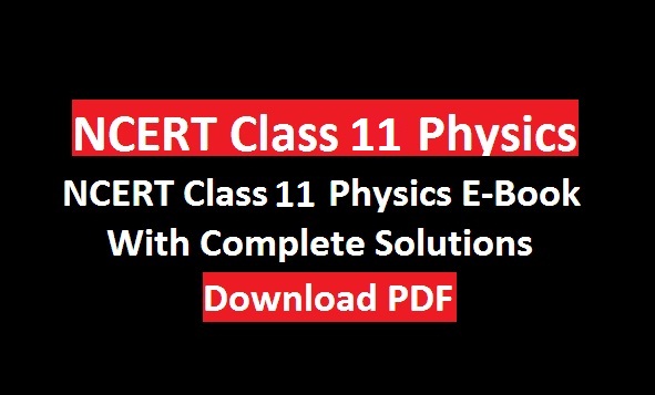 NCERT Class 11 Physics PDF in Hindi and English