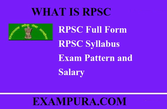 RPSC Full Form RPSC Syllabus Exam Pattern and Salary